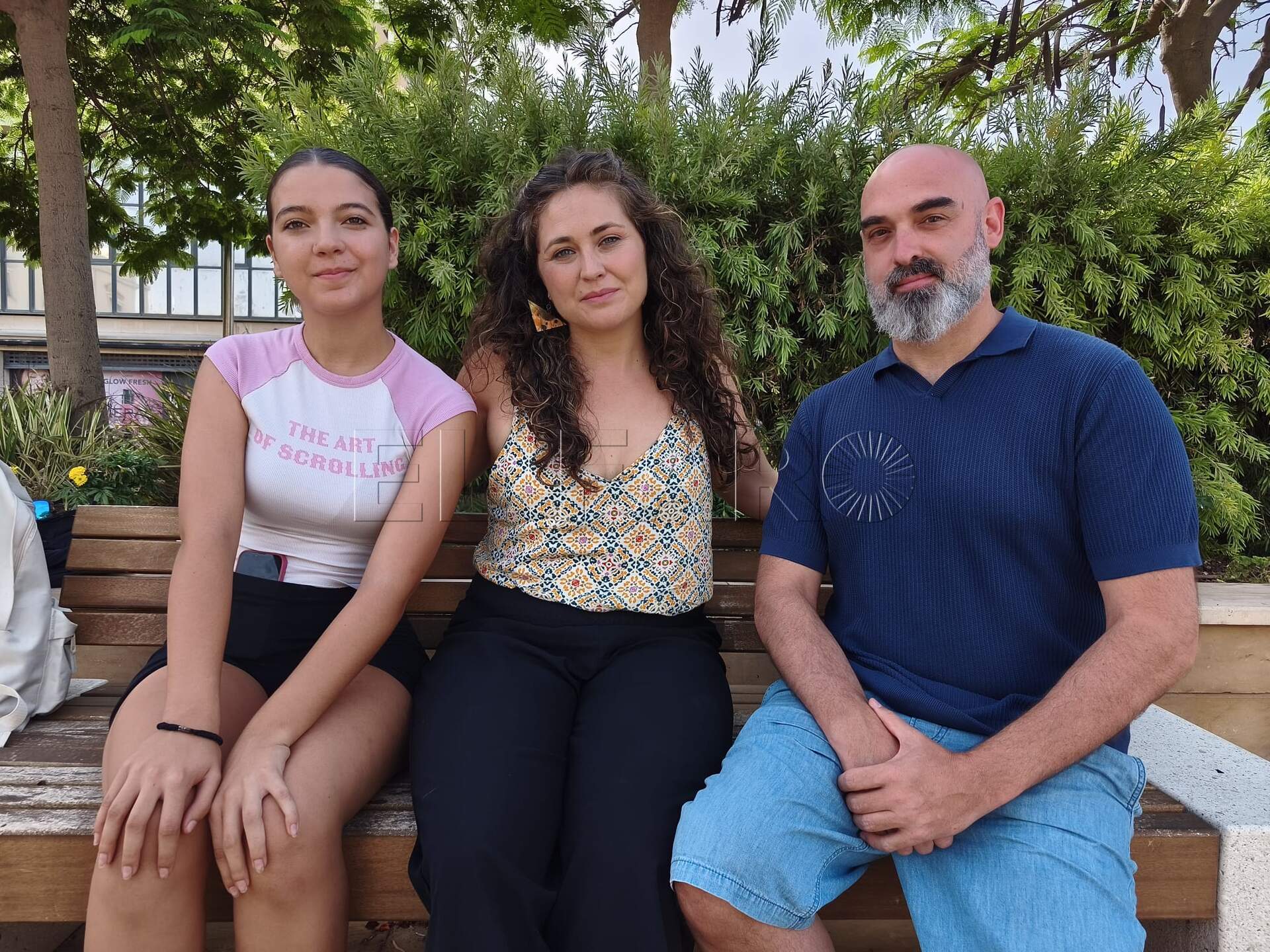 Pilar Escobar, Andrea Vargas e Ignacio Rengel. -AGC-