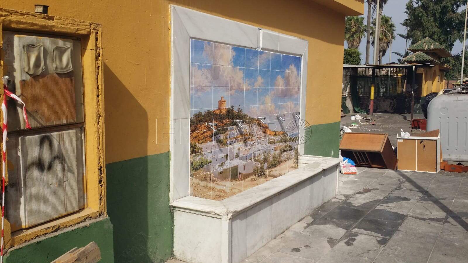 Fuente de agua pública de la Cañada de Hidum. -Cedida por la CAM-