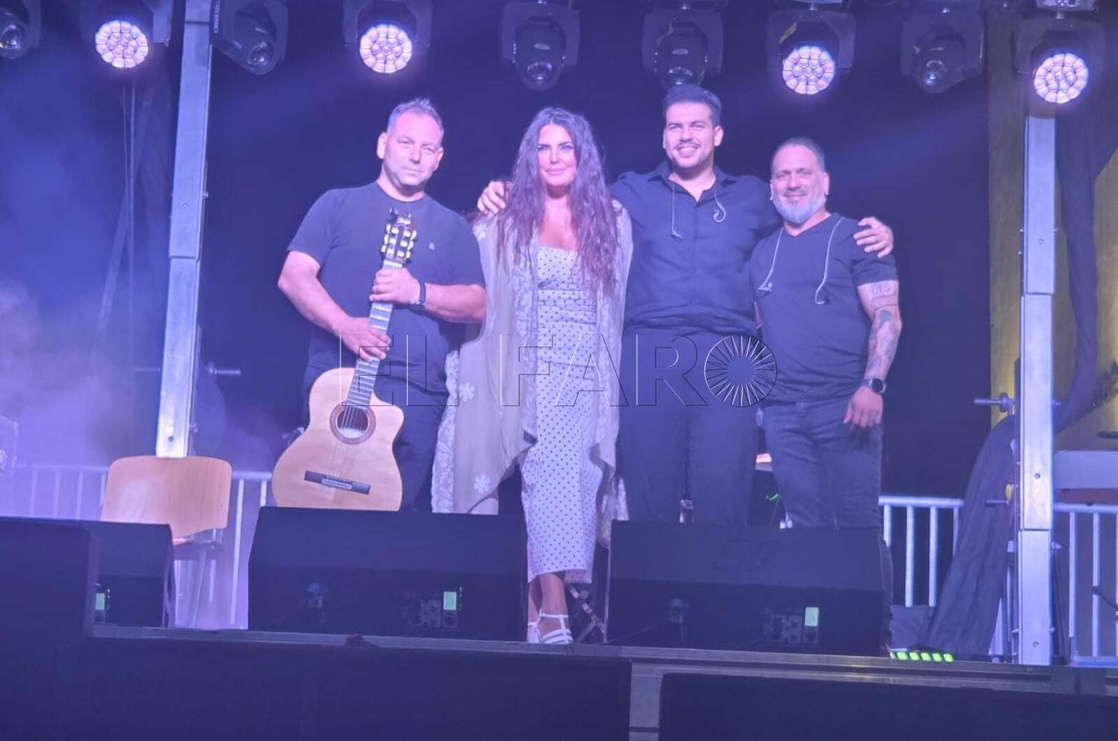 'Al ritmo de María' durante su concierto en Móstoles. -Cedida por Mendoza-
