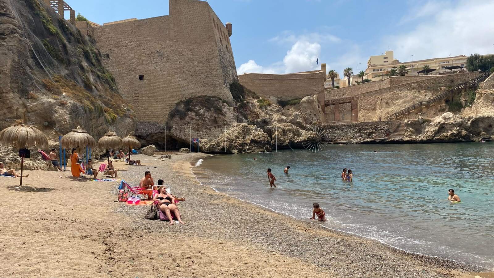 Ensenada de los Galápagos, en Melilla