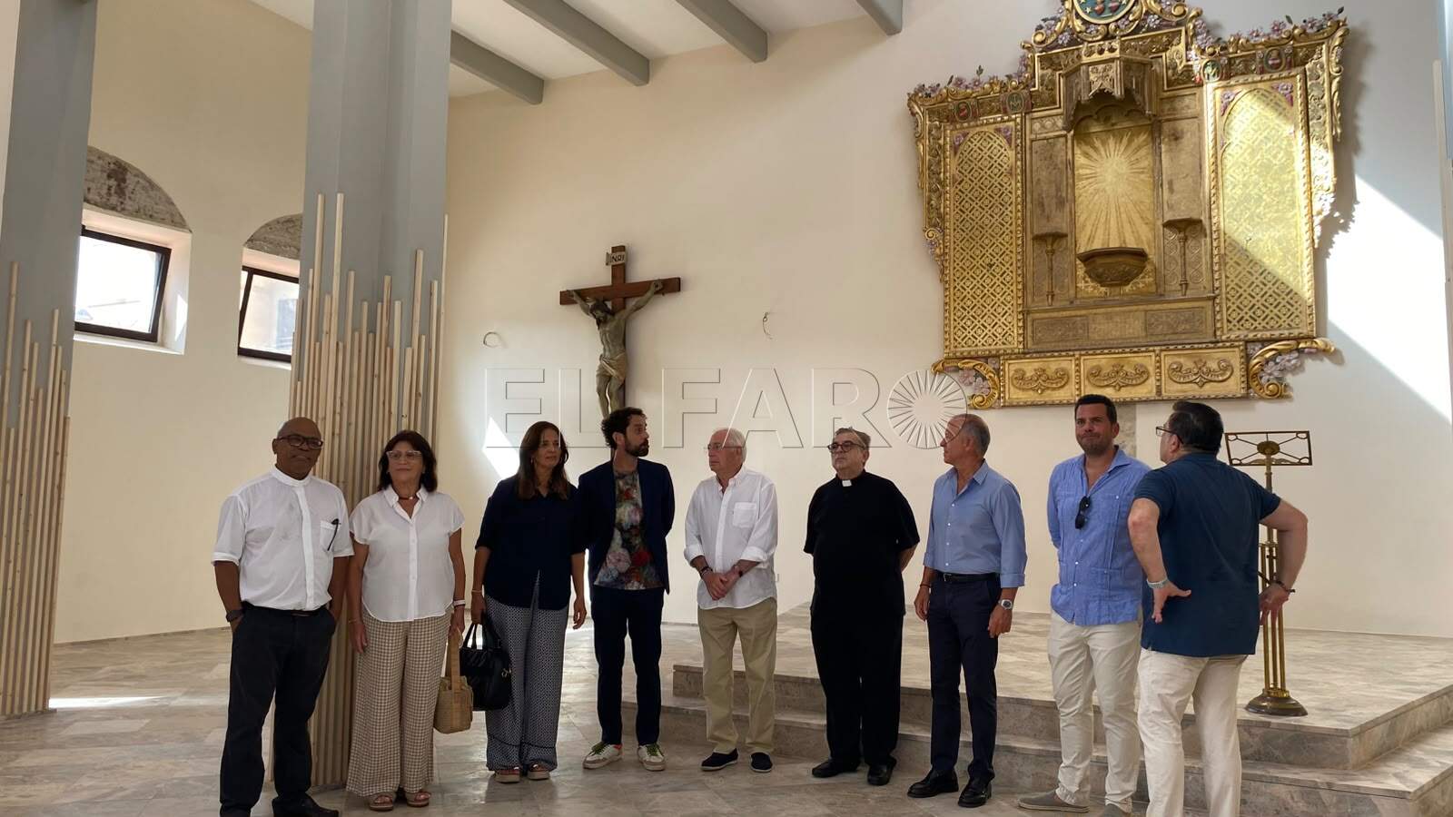 Recepción de la iglesia de la Medalla Milagrosa, en Cabrerizas