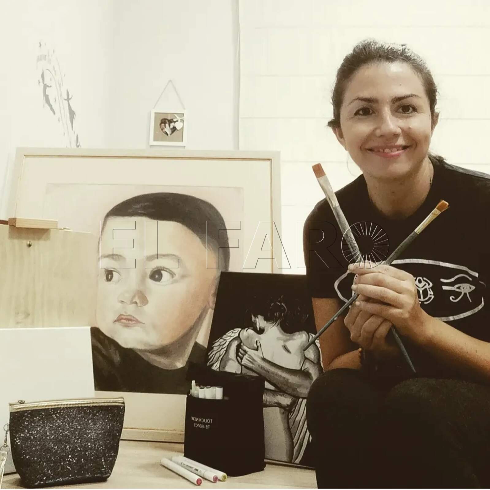 Toñi Ortega Caballero, artista y docente. -Cedida por Ortega-