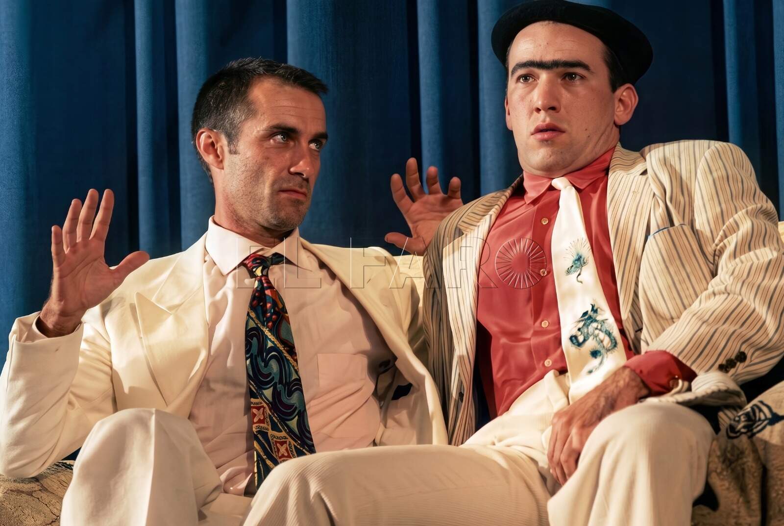 Domingo García y Santiago Anglada. -Cedida por el actor-