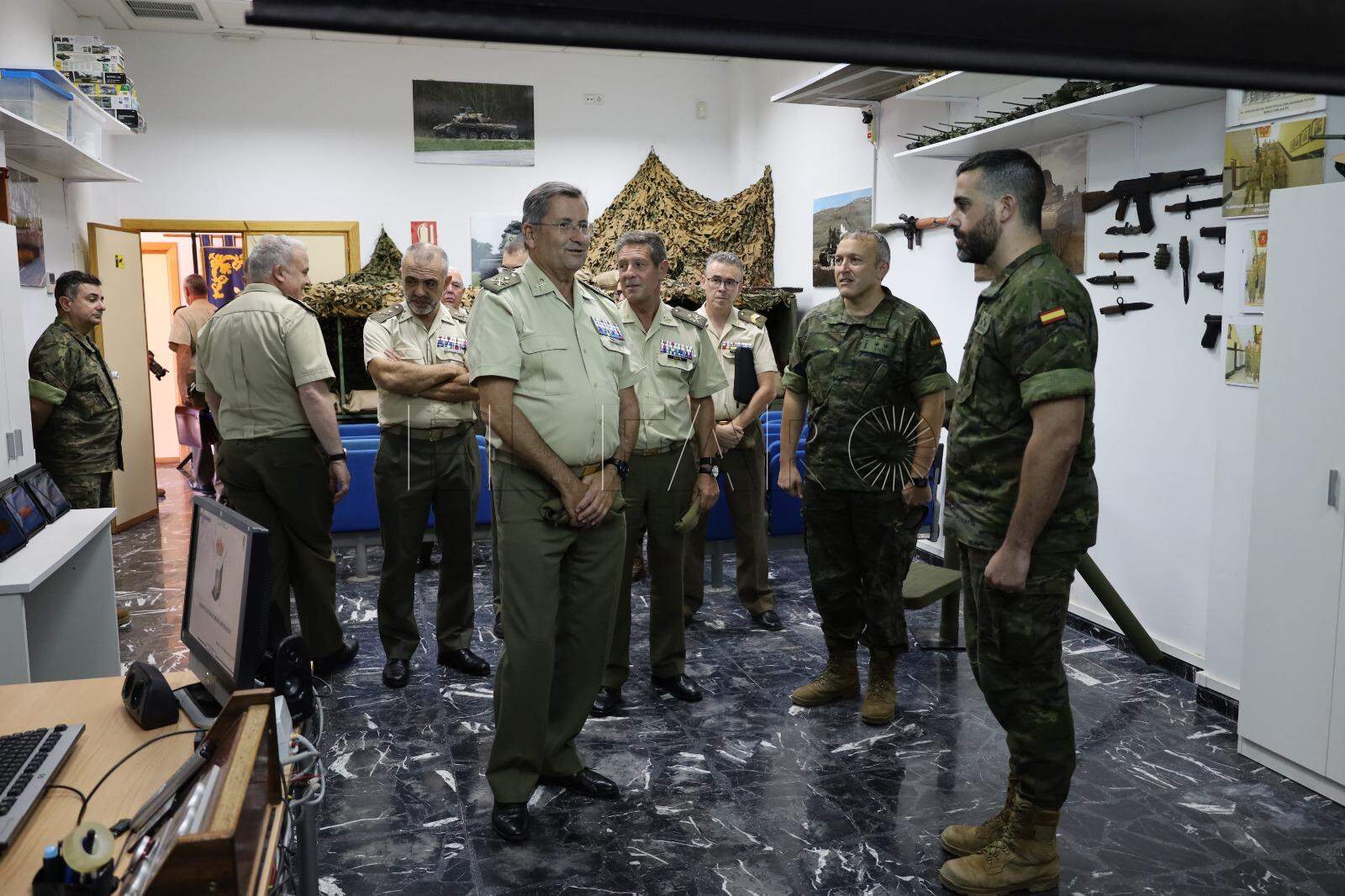 El JEME visita la Comandancia General de Melilla