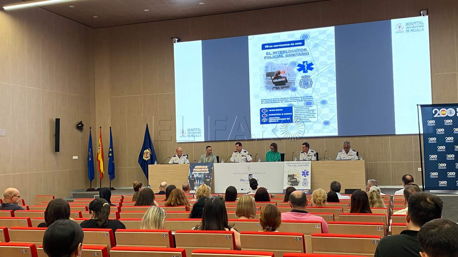 Formación “El interlocutor policial sanitario” en el HUME
