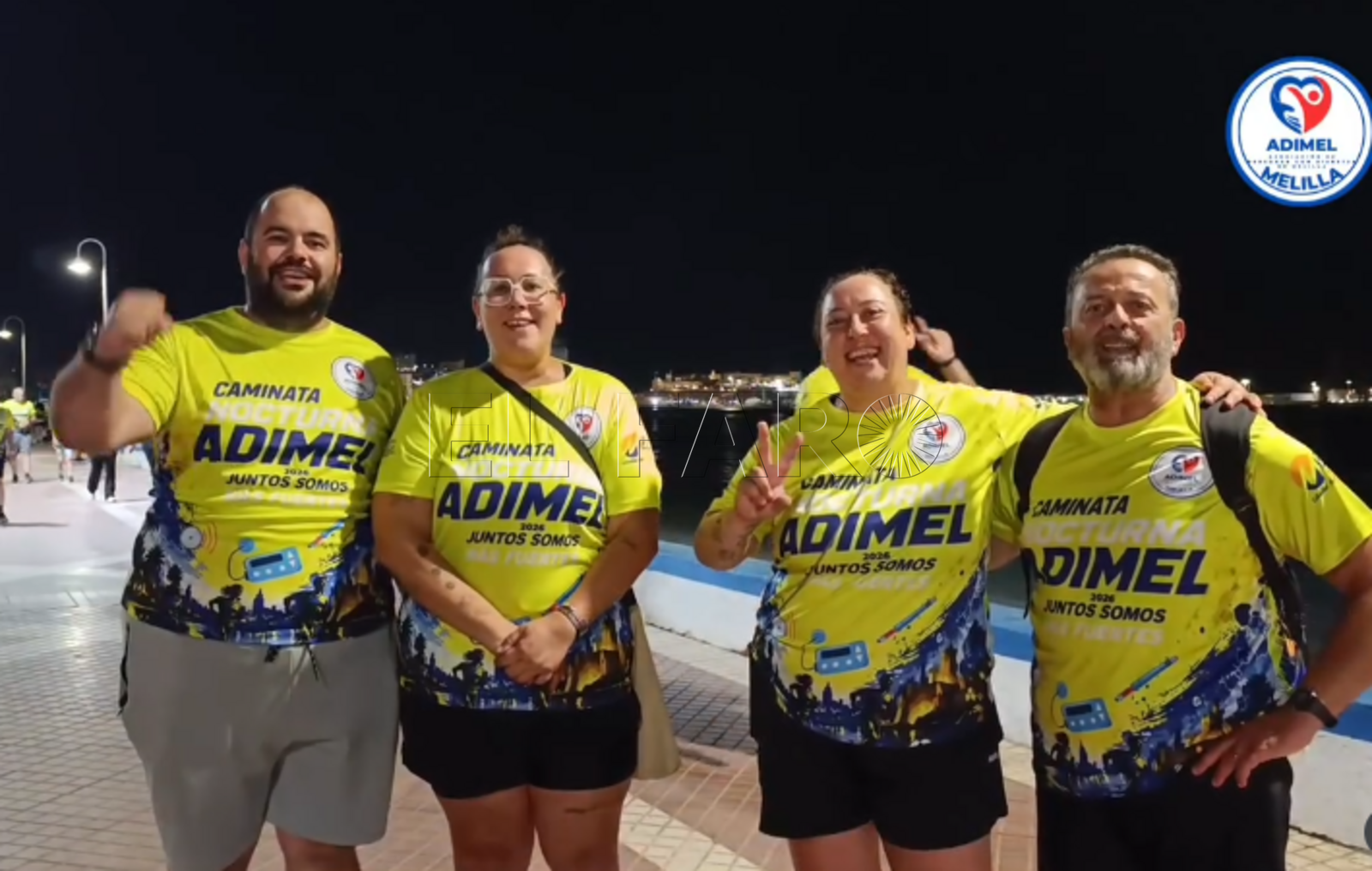 Adimel seguirá caminando por la diabetes tras cerrar su ciclo de rutas nocturnas