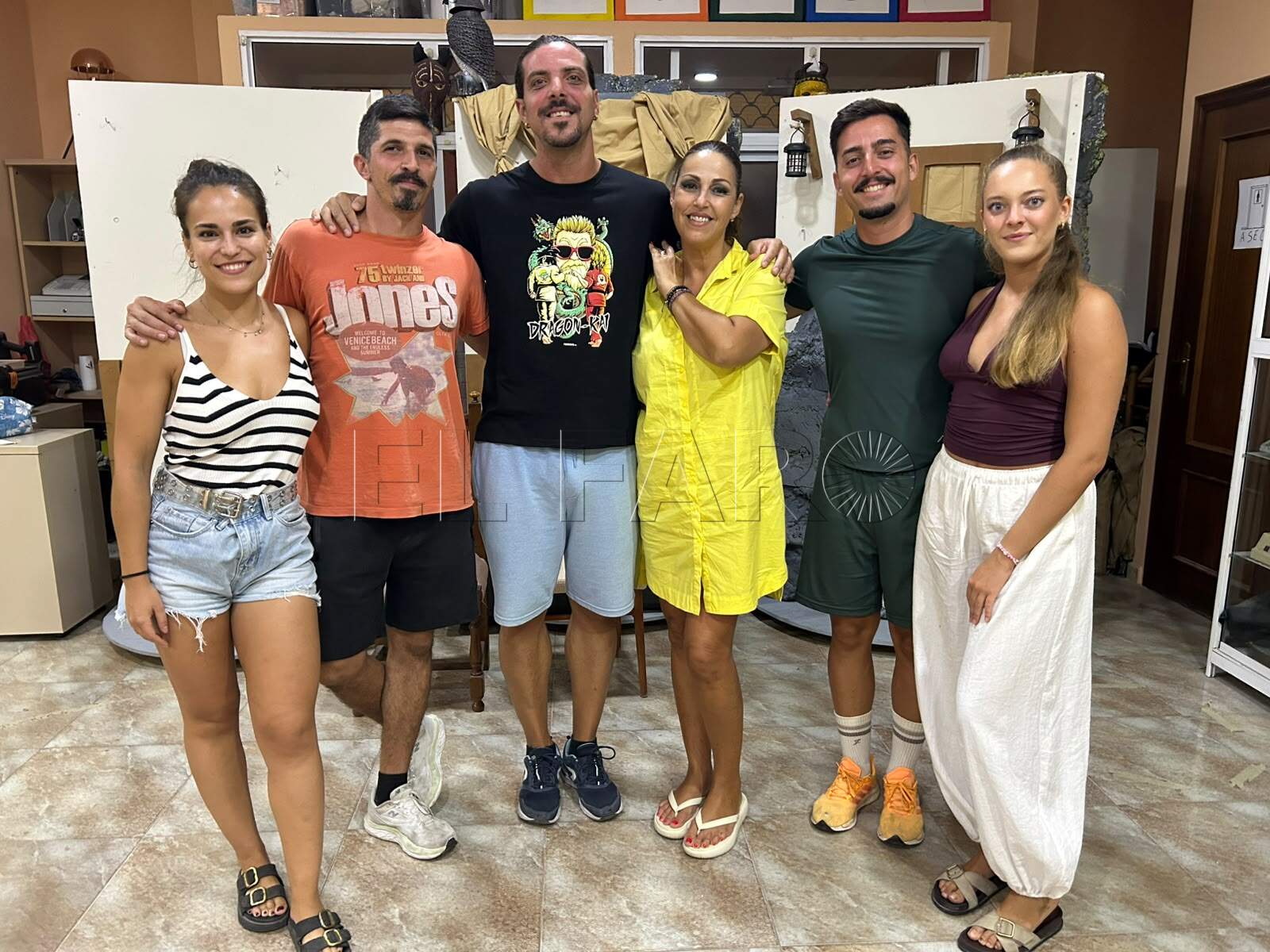Elenco de 'No hay burlas con el amor' adaptación de Calderón de la Barca. -Cedida por Borreguero-