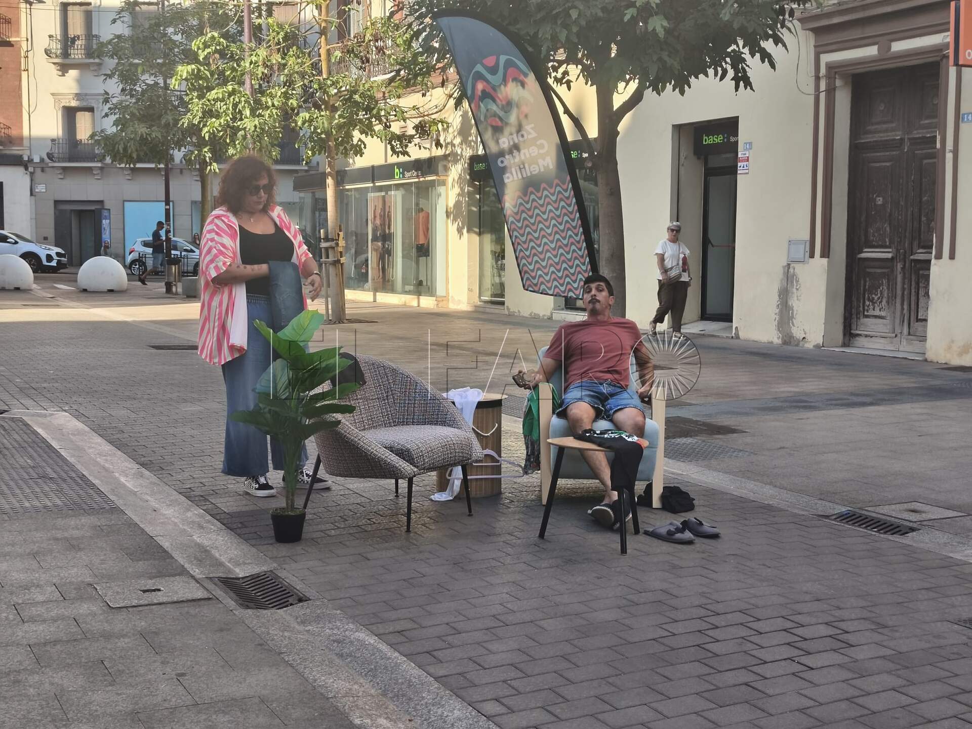 Aránzazu Mansilla y Manu Arrarás en 'El Melillita'. -AGC-
