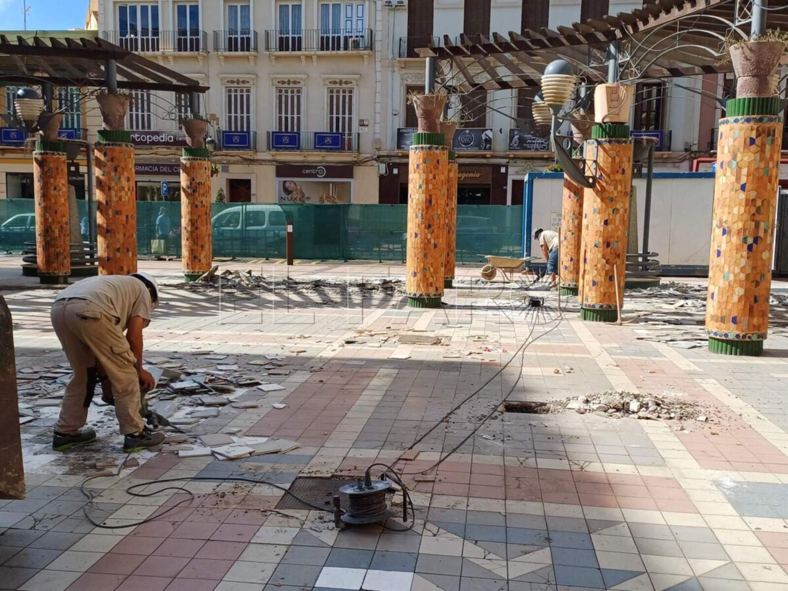 La plaza Menéndez Pelayo afronta una renovación integral, pero respetando el diseño de Carlos Baeza