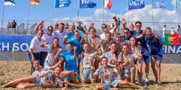 España se mete en la gran final del Europeo de fútbol playa femenino