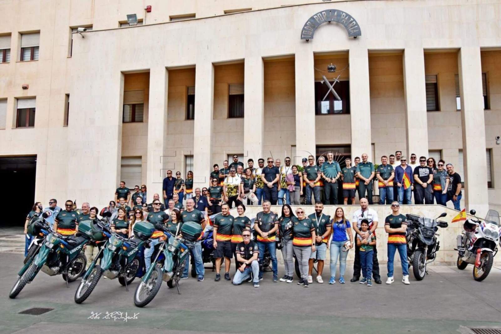 La Guardia Civil de Melilla celebra la I Jornada de convivencia motera solidaria