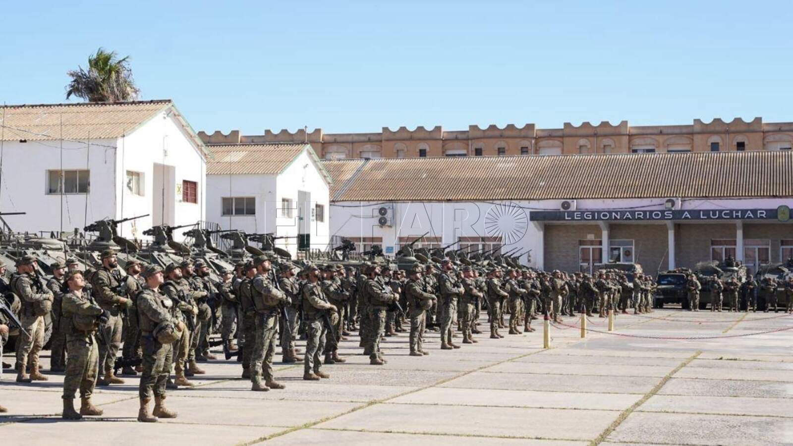 Defensa desplaza a Ceuta a legionarios del Tercio Gran Capitán de Melilla
