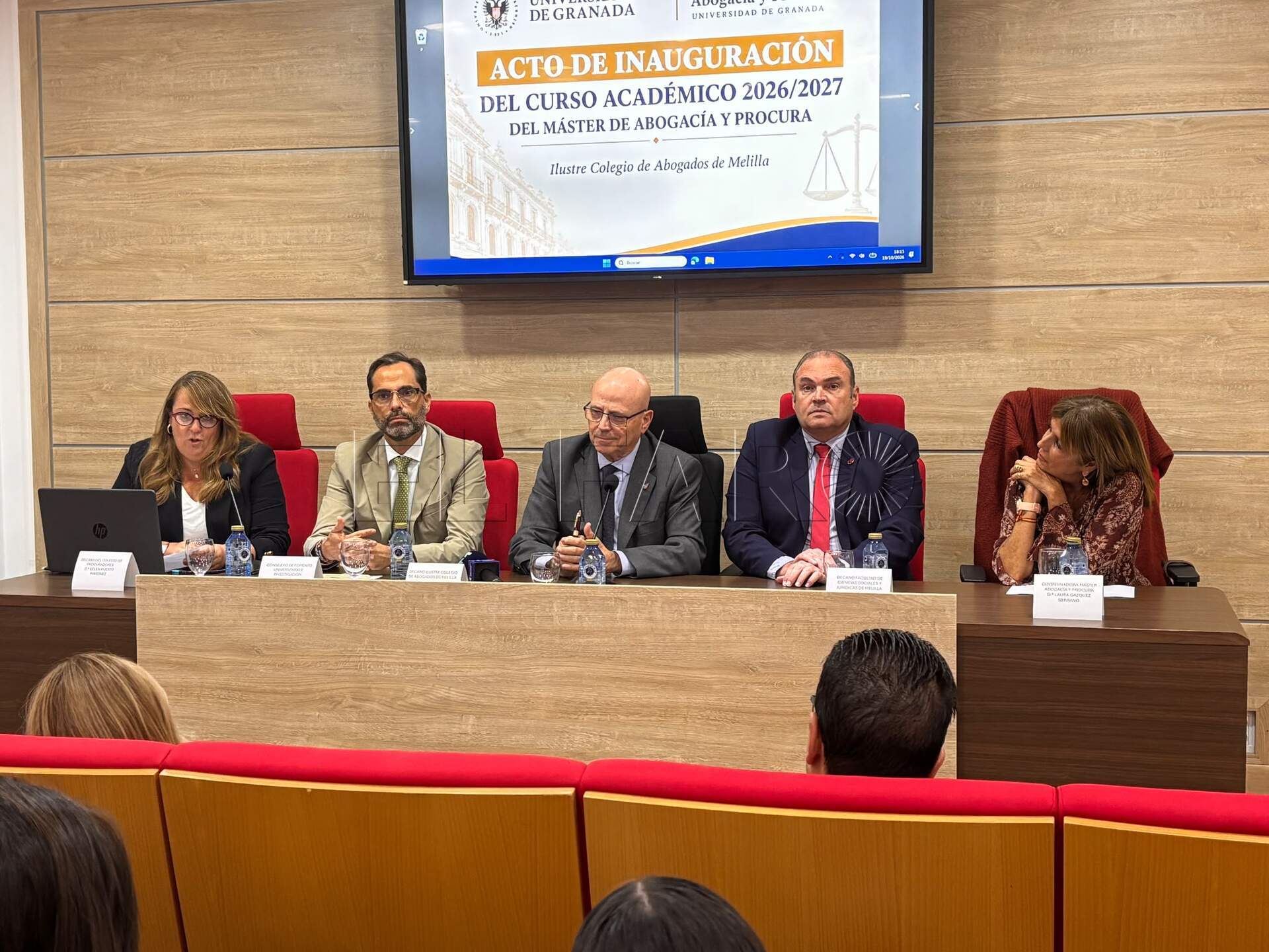 El Máster en Abogacía y Procura inaugura su curso en Melilla