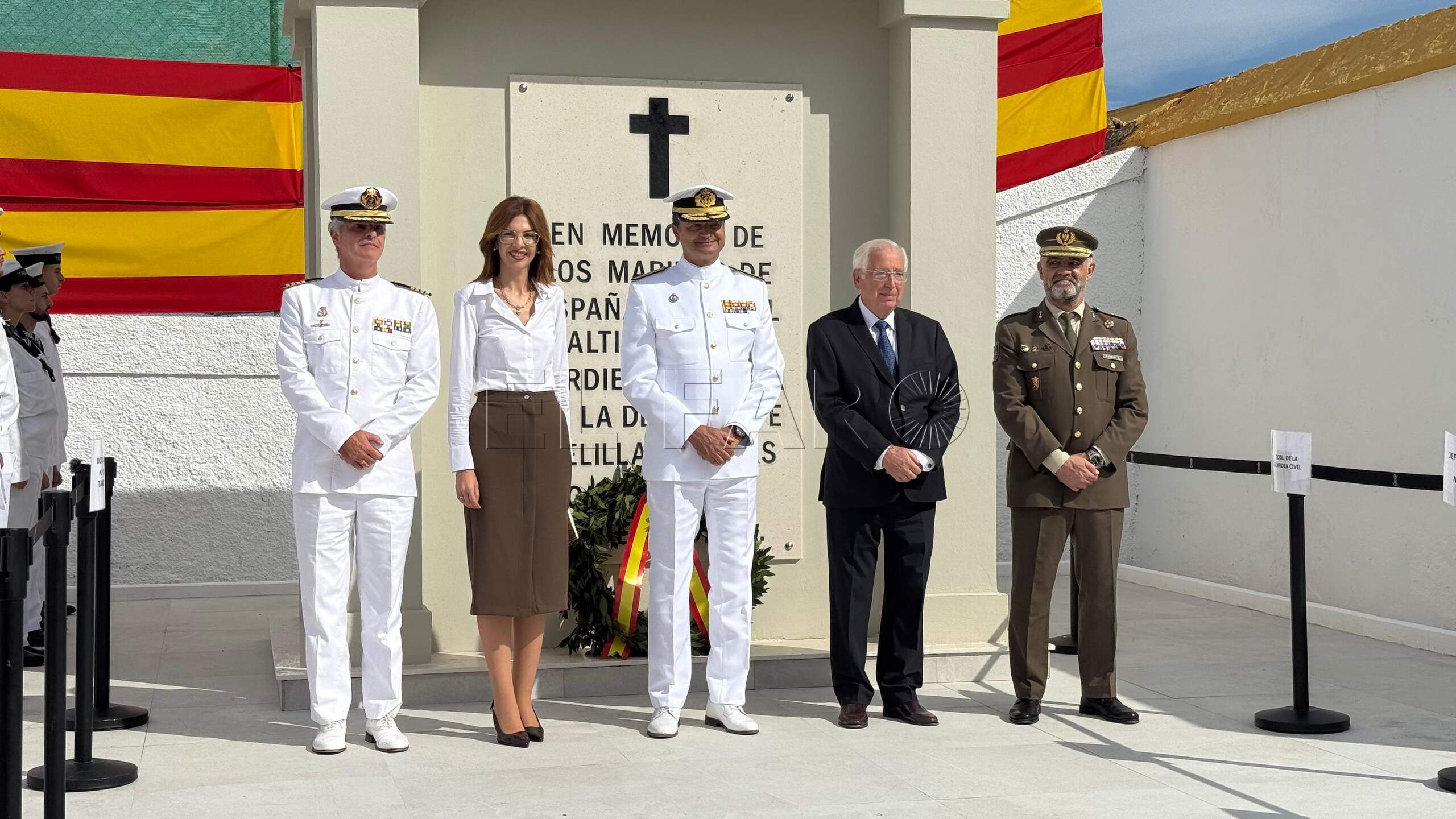 La Purísima guarda un lugar especial para los marinos caídos desde que Melilla es española
