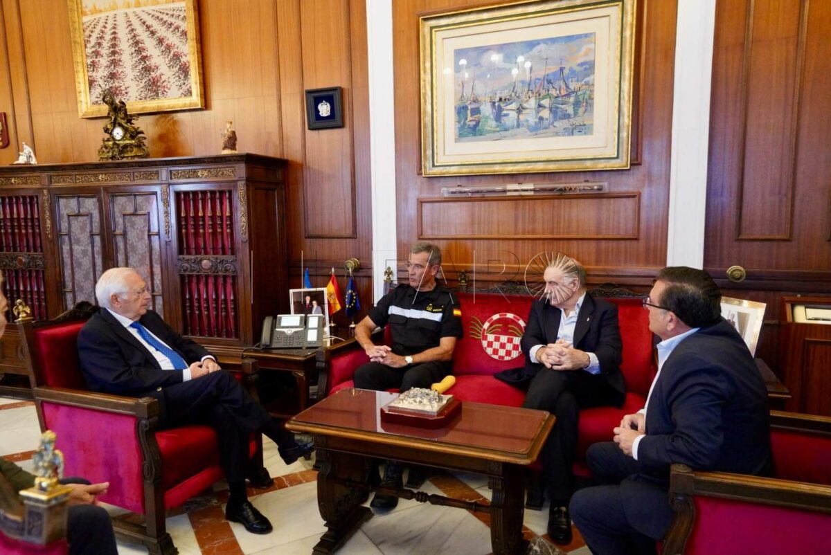 El jefe de la UME visita Melilla para supervisar el simulacro multirriesgo