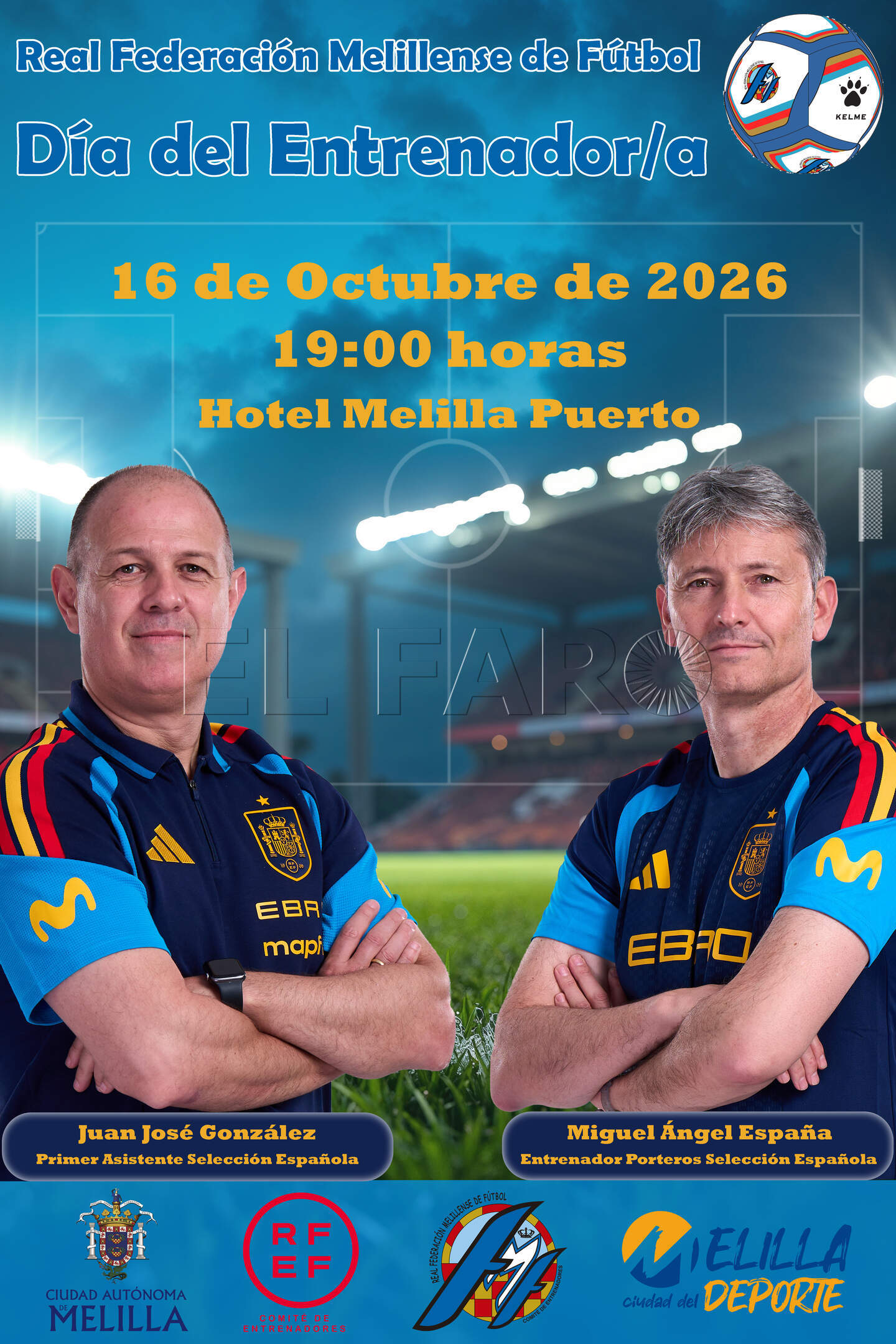 La RFMF celebra una nueva edición del Día del Entrenador en el hotel Melilla Puerto