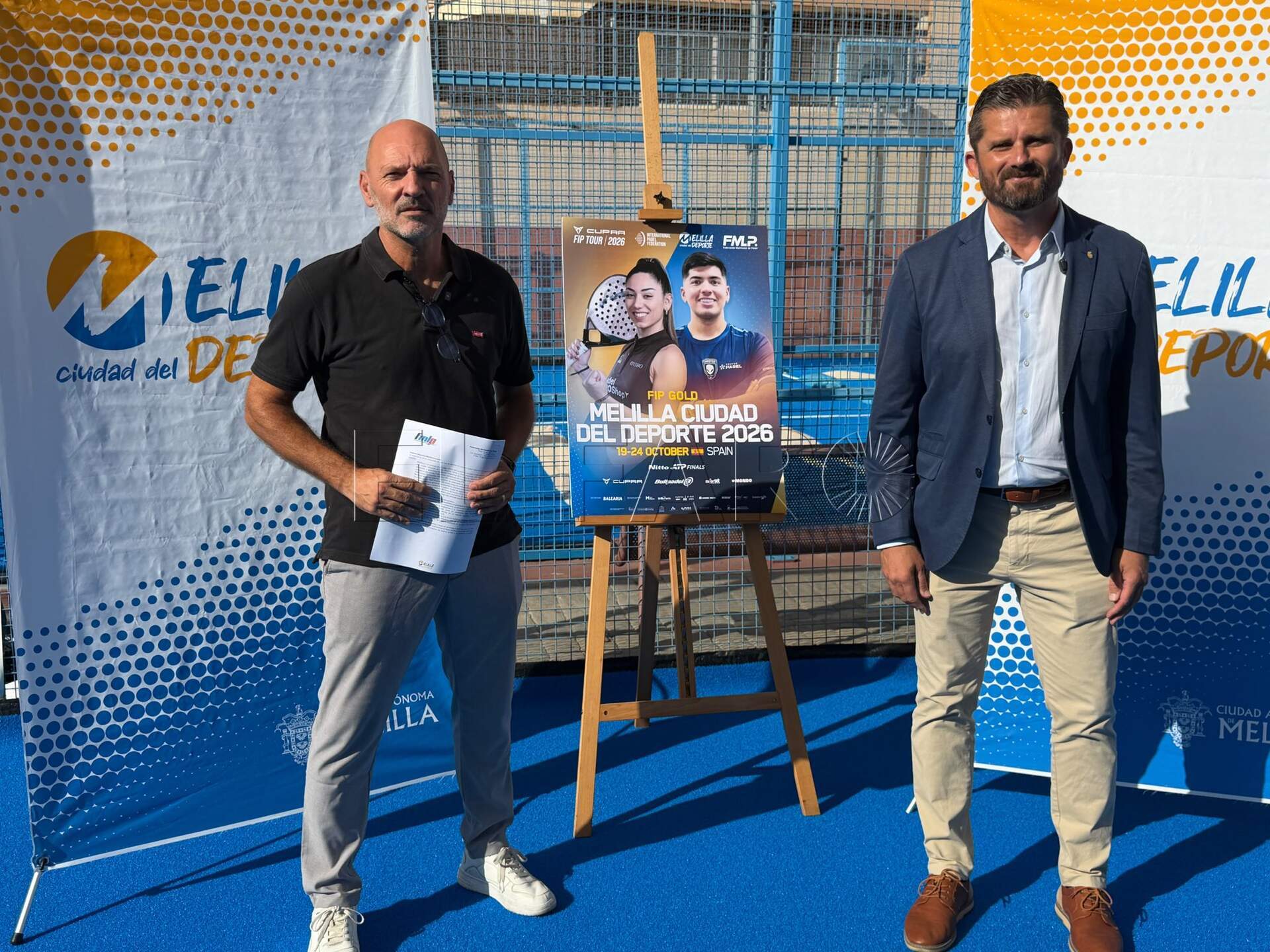 Melilla se prepara para acoger un FIP Gold con jugadores de la élite internacional del pádel
