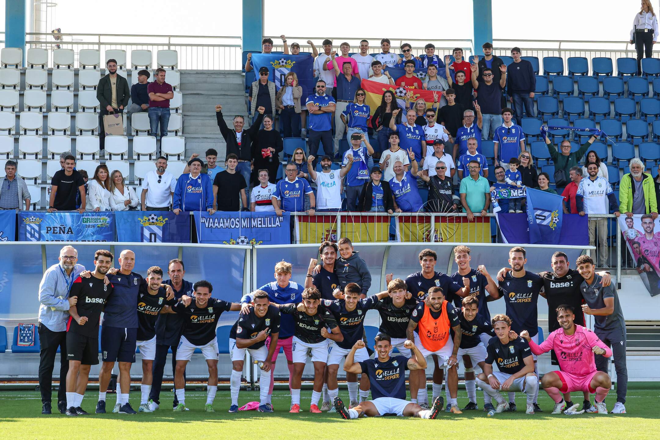 La UD Melilla rescata un punto