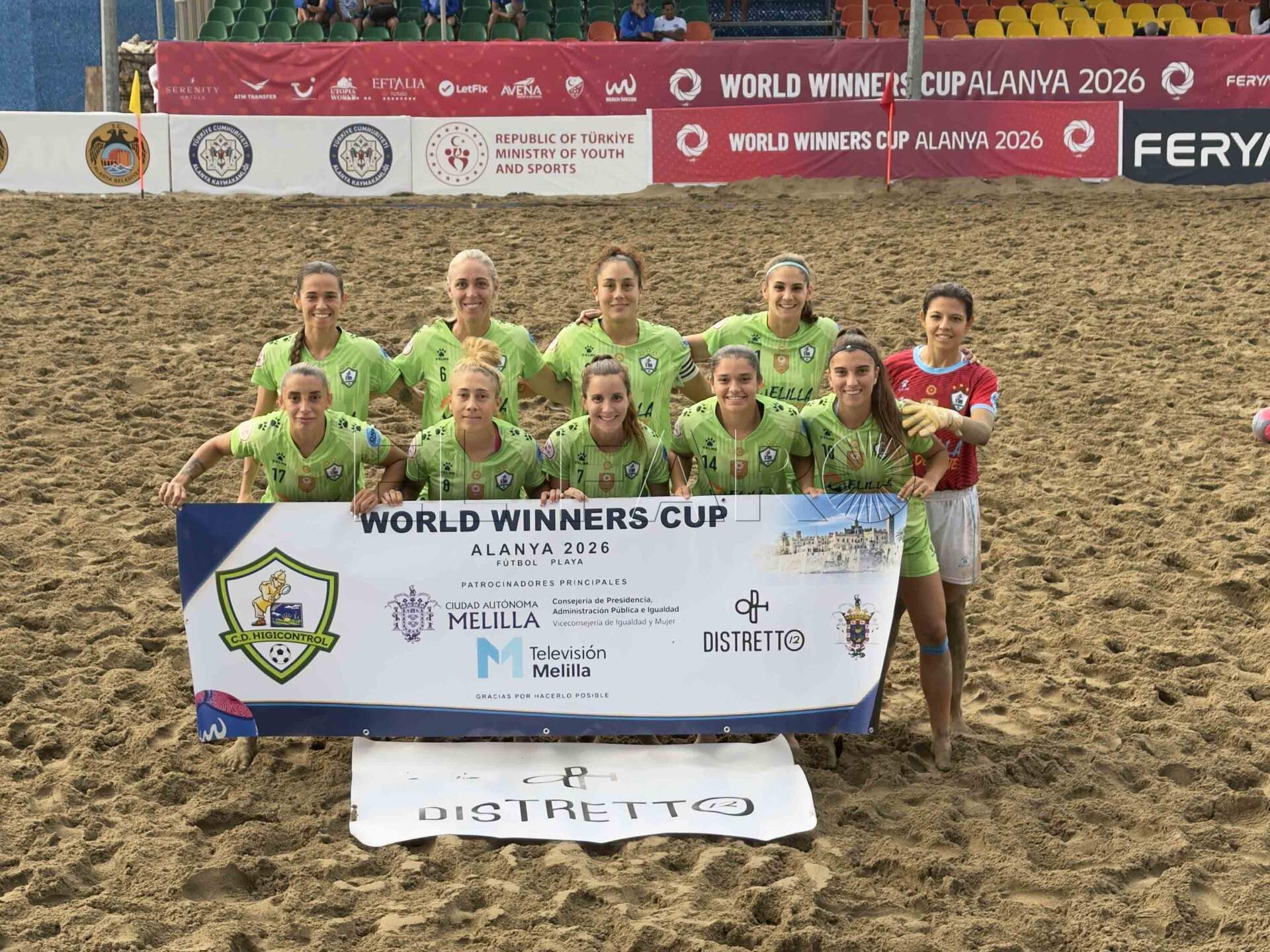 El Higicontrol logra su segunda victoria en el mundial de fútbol playa femenino