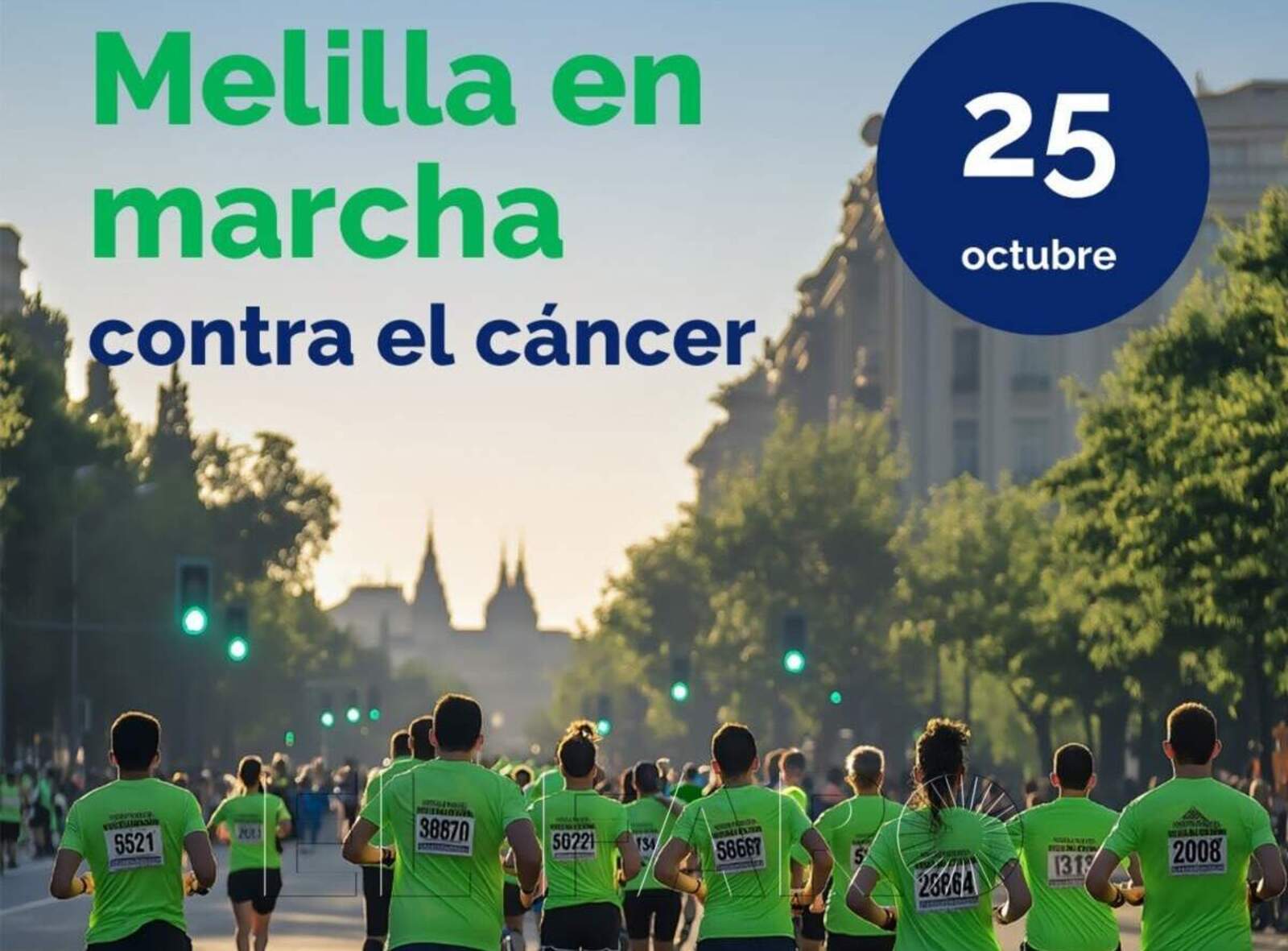 La AECC celebrará el 25 de octubre la XIII edición de ‘Melilla en marcha contra el cáncer’