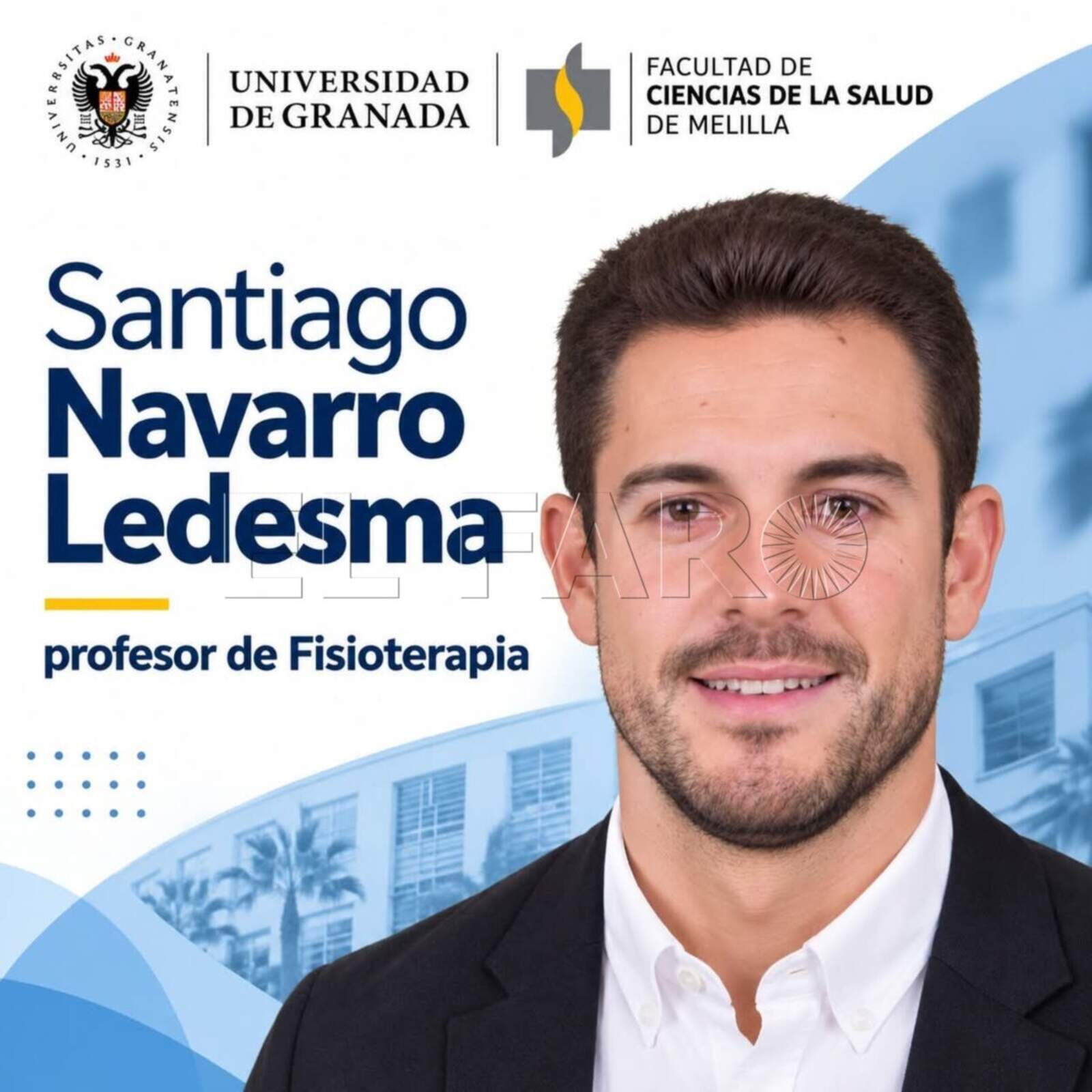 El profesor del Campus de Melilla, Santiago Navarro, entre los investigadores más destacados del mundo