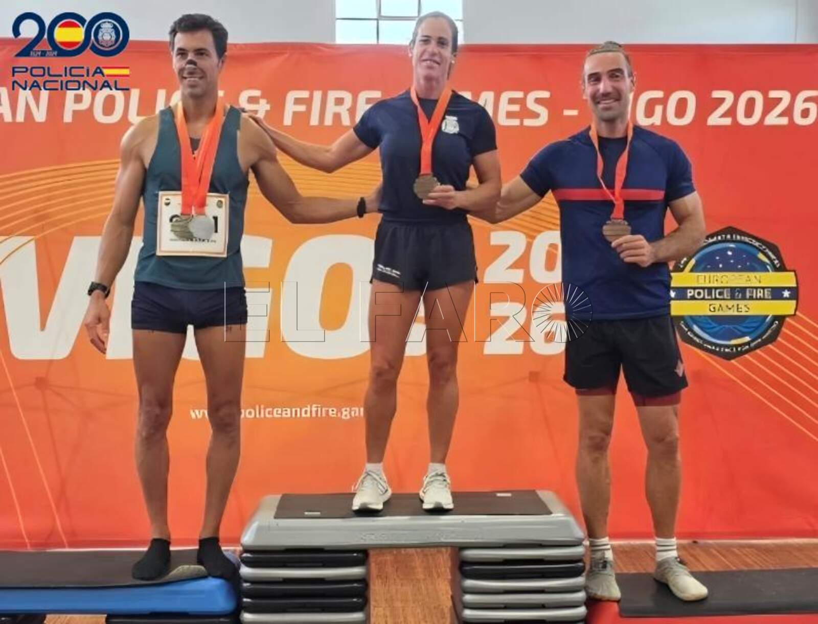 Dori Alonso conquista seis medallas en los Juegos Europeos de Policías y Bomberos