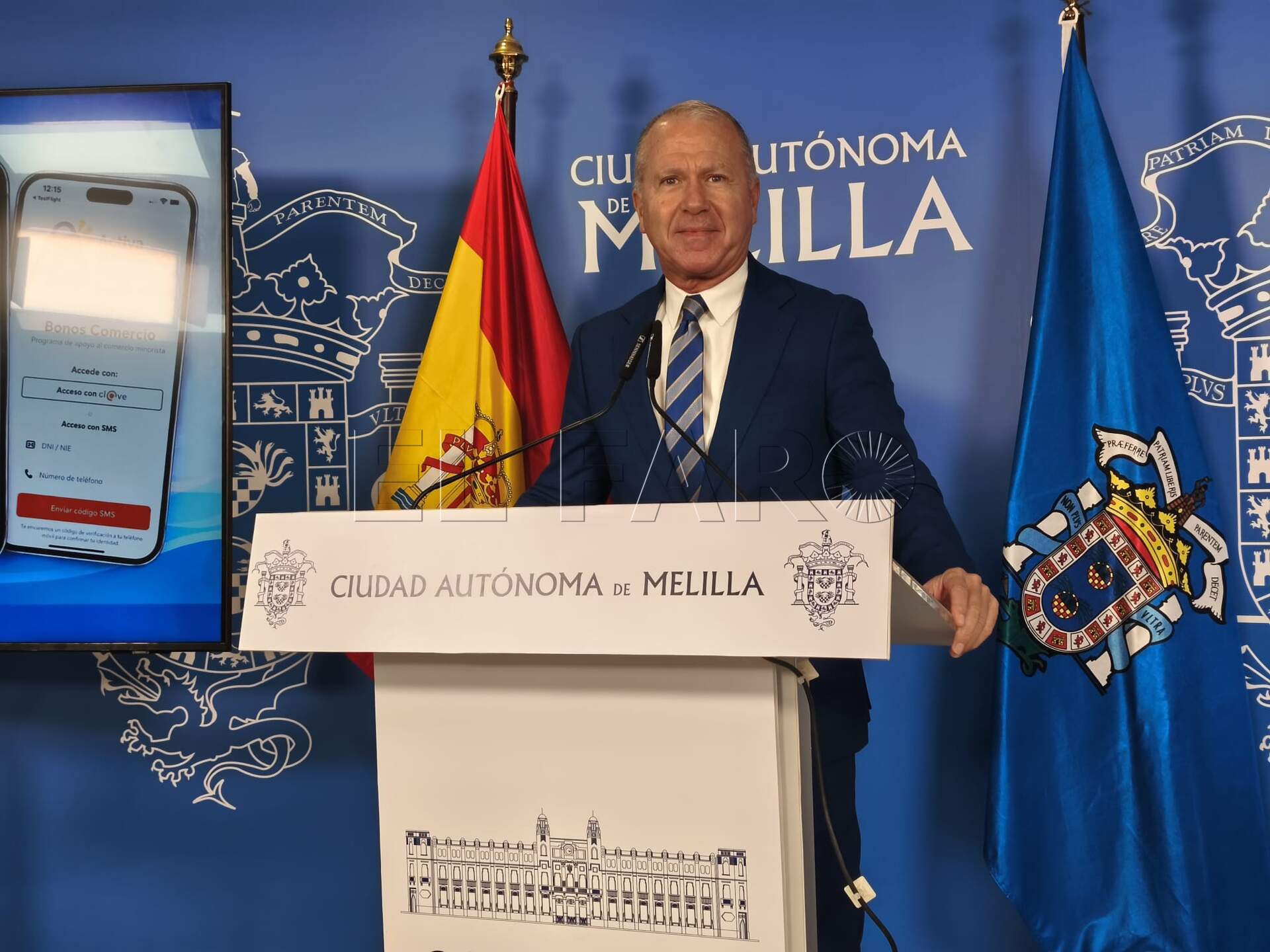 Miguel Marín acusa al Gobierno central de bloquear la creación de la Cámara de Comercio de Melilla