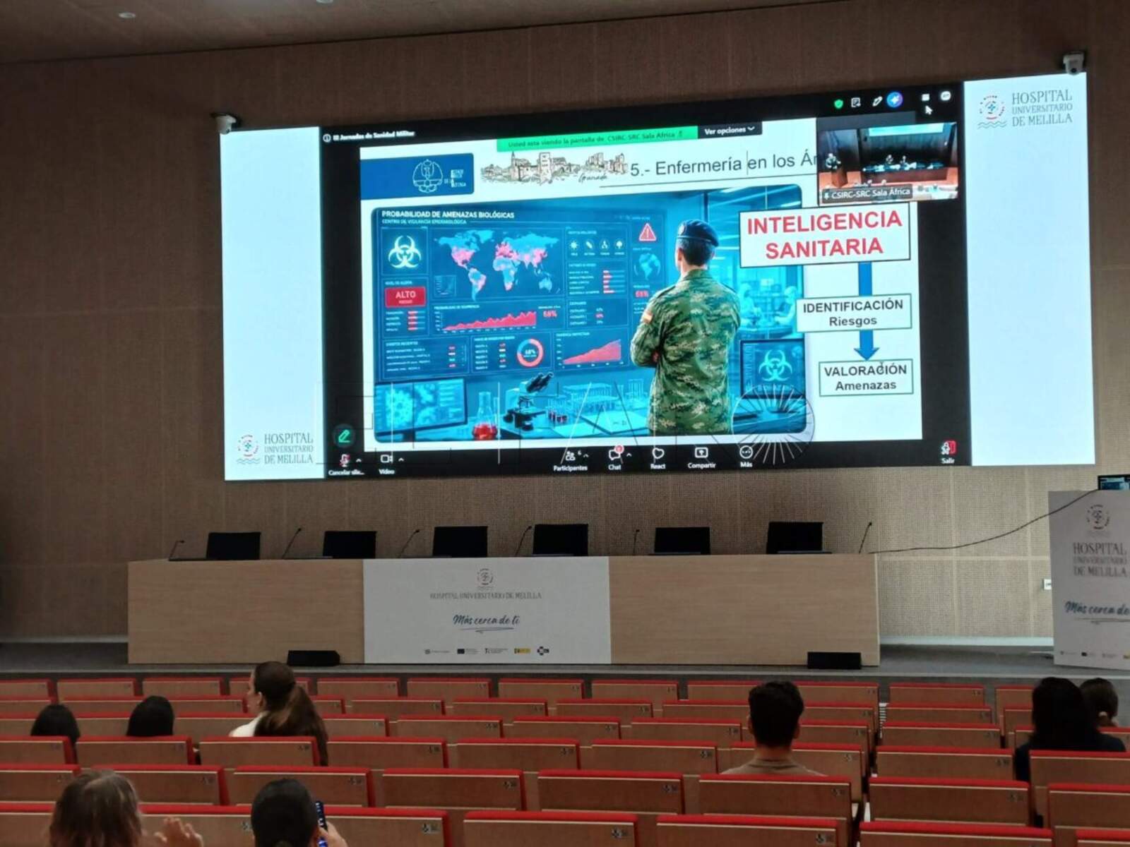 La UGR y el Ejército refuerzan su colaboración con las III Jornadas de Sanidad Militar Operativa