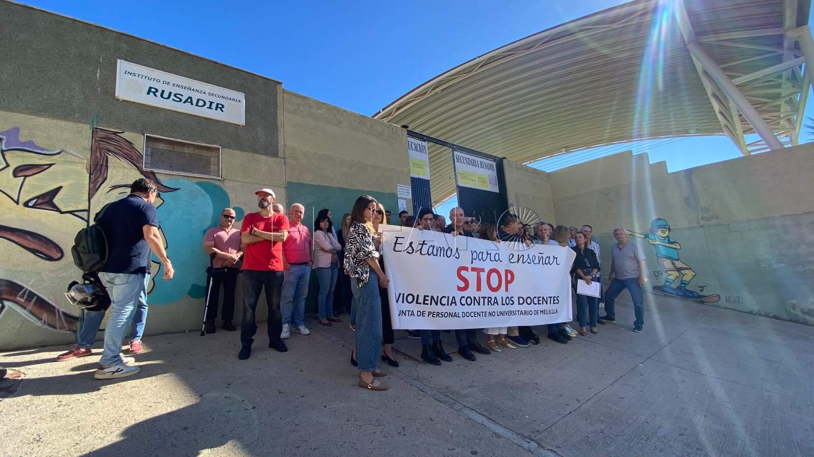 El IES Rusadir planta cara a la violencia ejercida contra docentes