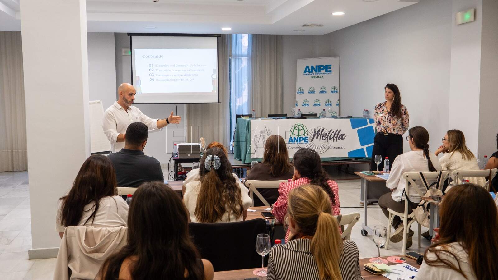 El sindicato ANPE celebra un Taller de Lectoescritura con gran acogida