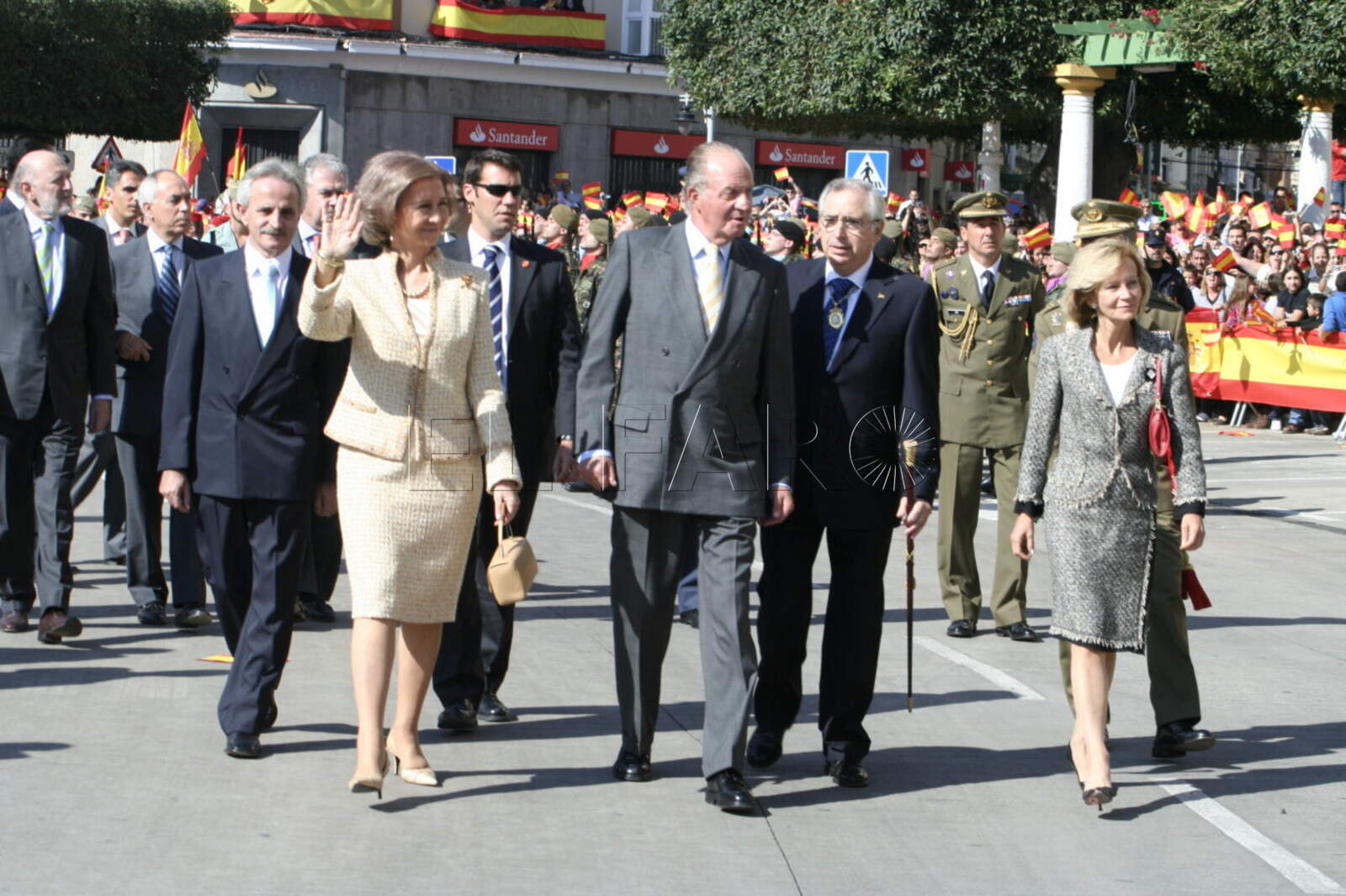 Melilla recuerda la visita de don Juan Carlos I y doña Sofía el 6 de noviembre de 2007