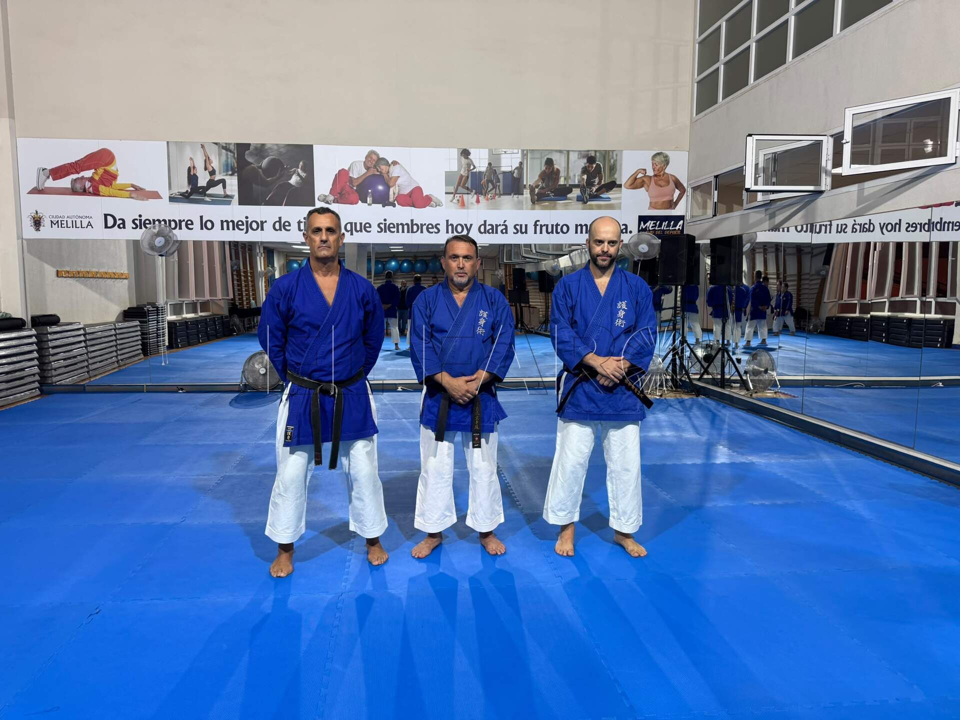 El karate local realiza un curso de Autodefensa en el Imbroda