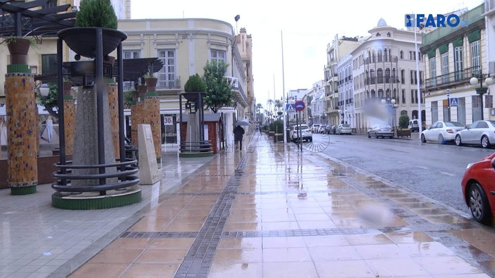 Melilla, en aviso amarillo de la Aemet por lluvias y tormentas