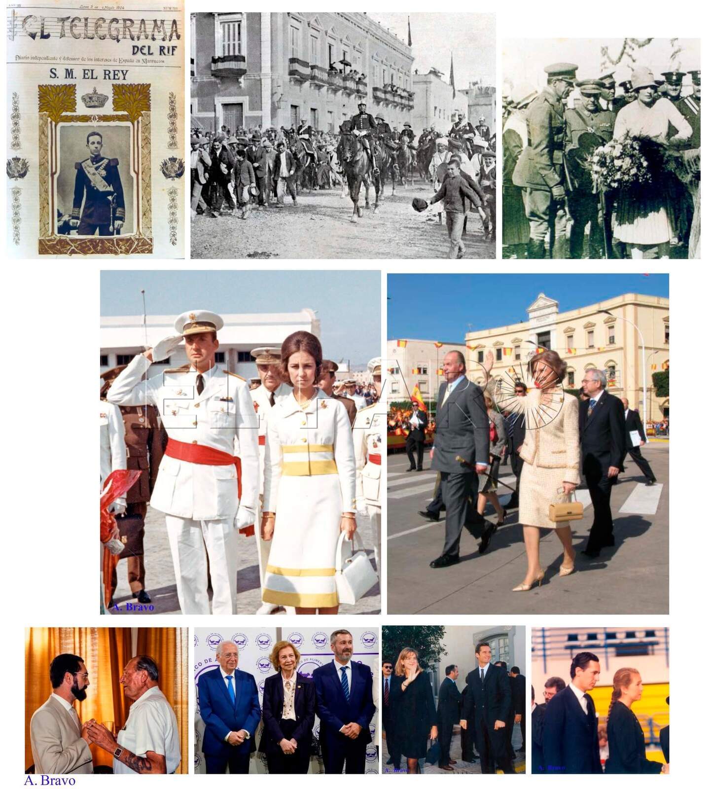 Antecedentes históricos de la visita de los Reyes de España a Melilla